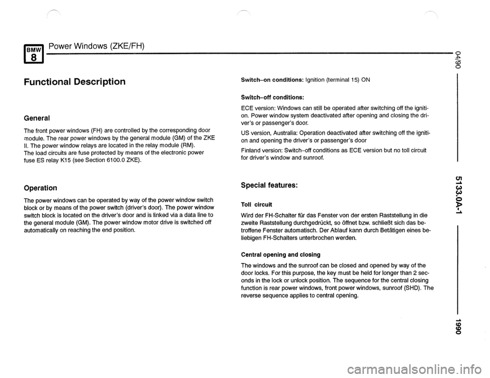 BMW 840ci 1990 E31 Electrical Troubleshooting Manual BMW 840ci 1990 E31 Electrical Troubleshooting Manual