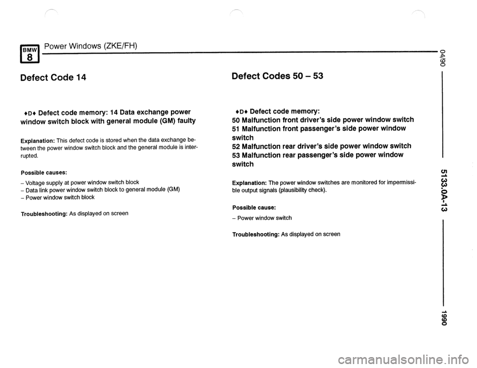 BMW 840ci 1990 E31 Electrical Troubleshooting Manual BMW 840ci 1990 E31 Electrical Troubleshooting Manual