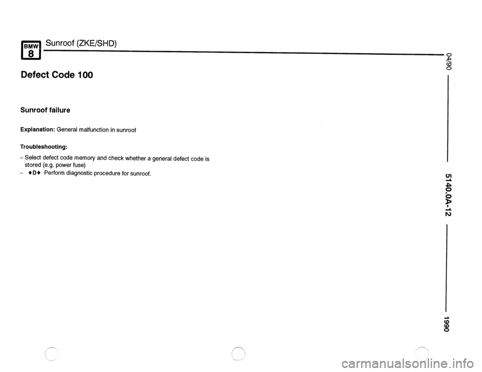 BMW 840ci 1990 E31 Electrical Troubleshooting Manual BMW 840ci 1990 E31 Electrical Troubleshooting Manual