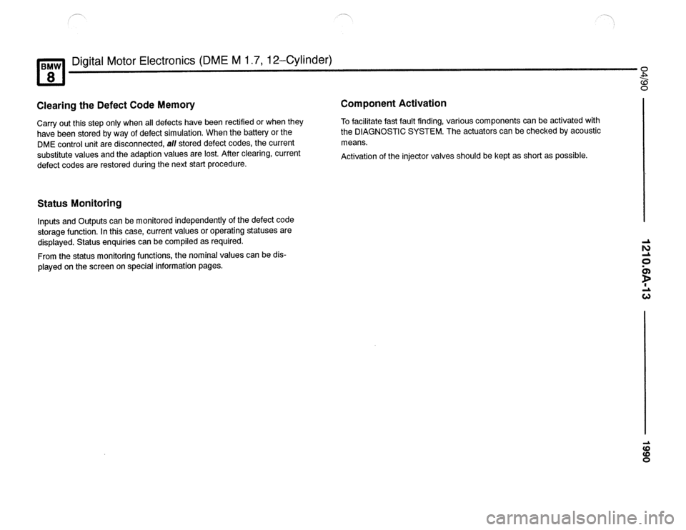 BMW 850csi 1990 E31 Electrical Troubleshooting Manual 