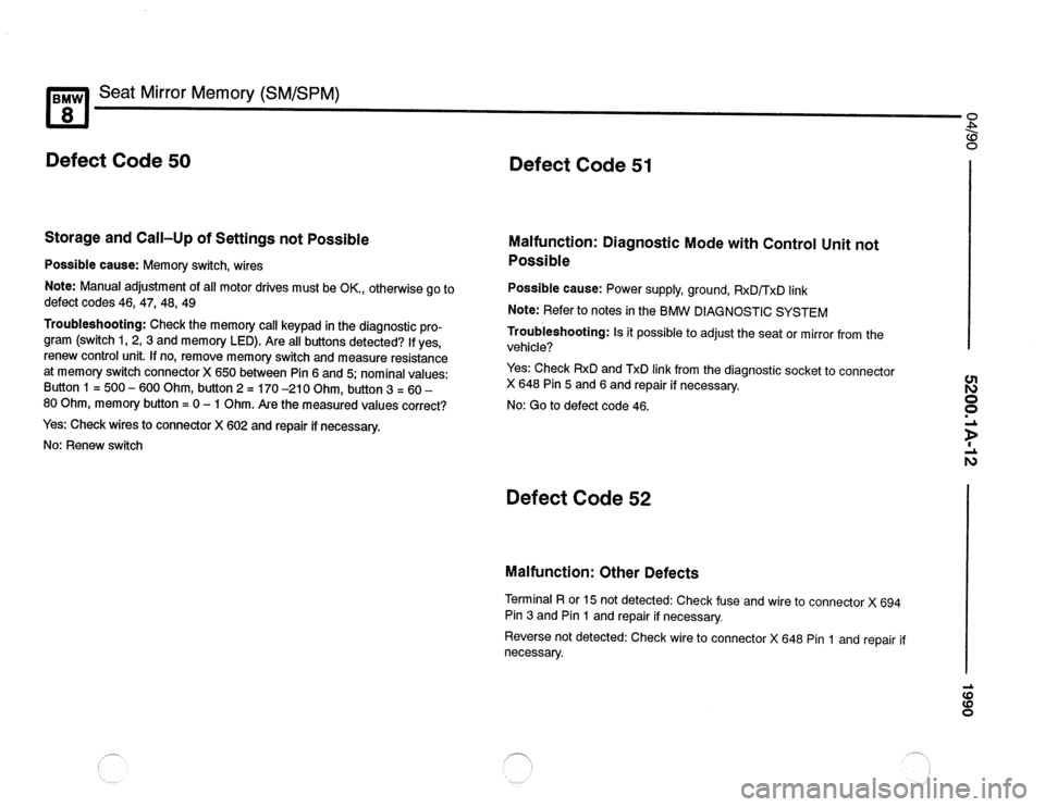 BMW 840ci 1990 E31 Electrical Troubleshooting Manual BMW 840ci 1990 E31 Electrical Troubleshooting Manual