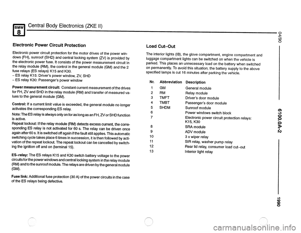 BMW 840ci 1990 E31 Electrical Troubleshooting Manual BMW 840ci 1990 E31 Electrical Troubleshooting Manual