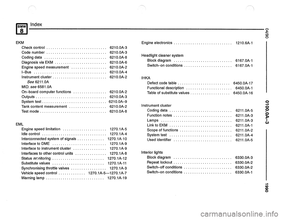 BMW 850csi 1990 E31 Electrical Troubleshooting Manual 