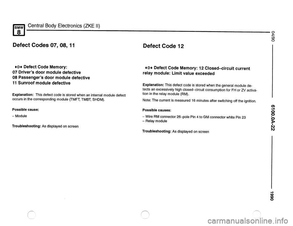 BMW 840ci 1990 E31 Electrical Troubleshooting Manual BMW 840ci 1990 E31 Electrical Troubleshooting Manual