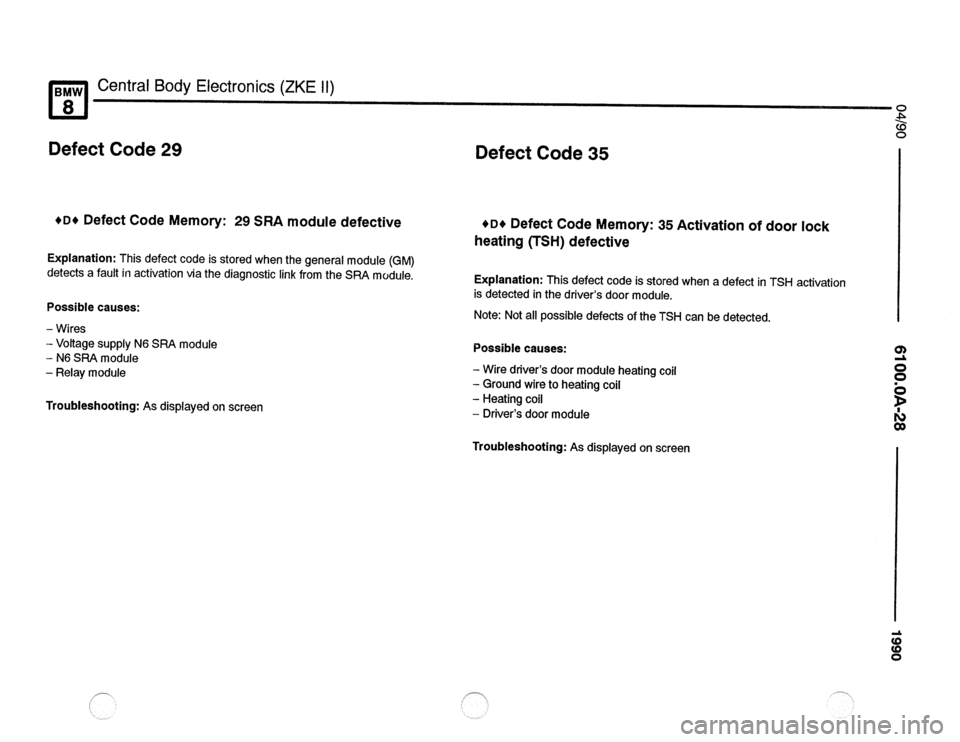 BMW 850ci 1990 E31 Electrical Troubleshooting Manual BMW 850ci 1990 E31 Electrical Troubleshooting Manual
