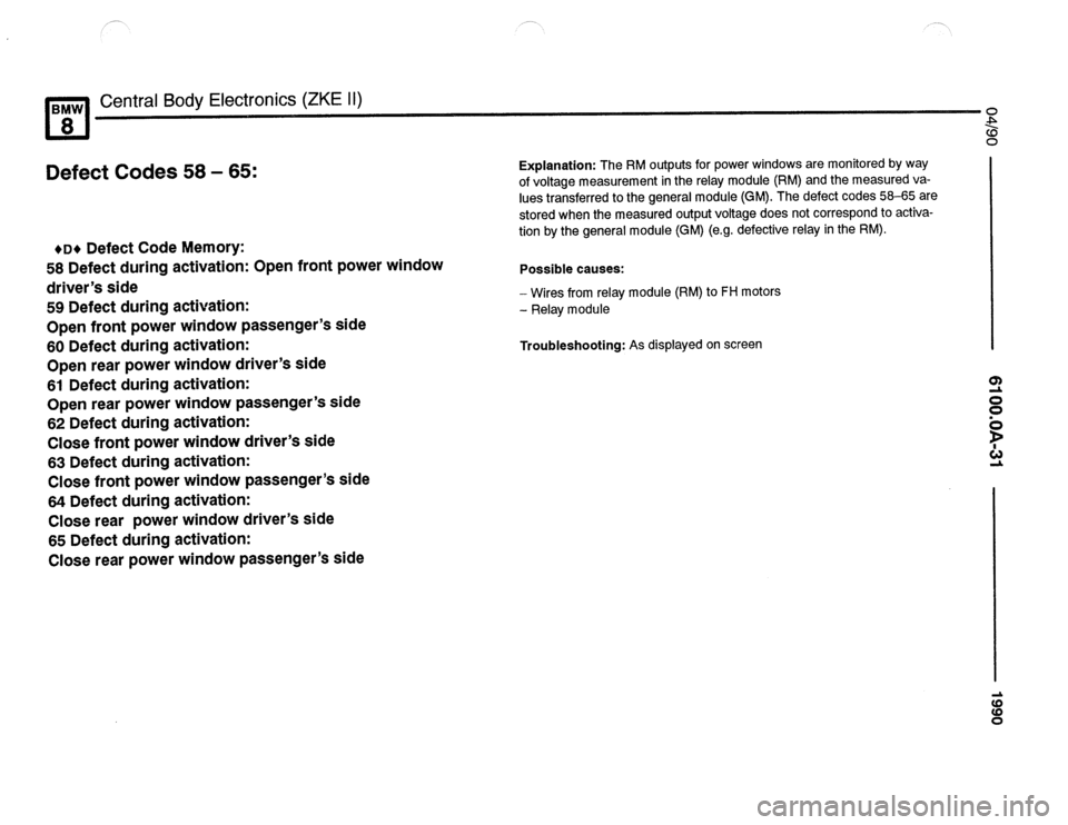 BMW 850ci 1990 E31 Electrical Troubleshooting Manual BMW 850ci 1990 E31 Electrical Troubleshooting Manual