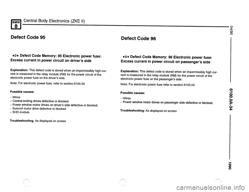 BMW 850ci 1990 E31 Electrical Troubleshooting Manual BMW 850ci 1990 E31 Electrical Troubleshooting Manual
