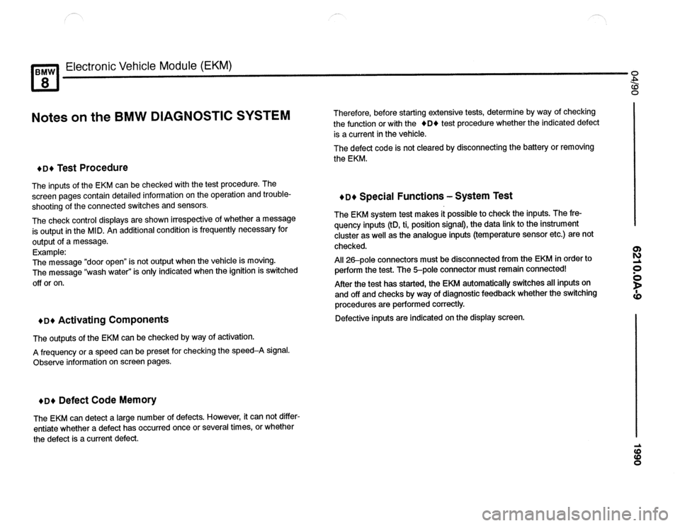 BMW 850ci 1990 E31 Electrical Troubleshooting Manual BMW 850ci 1990 E31 Electrical Troubleshooting Manual