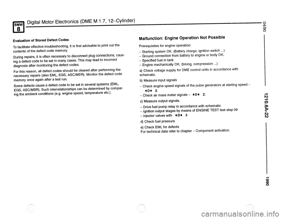 BMW 840ci 1990 E31 Electrical Troubleshooting Manual 