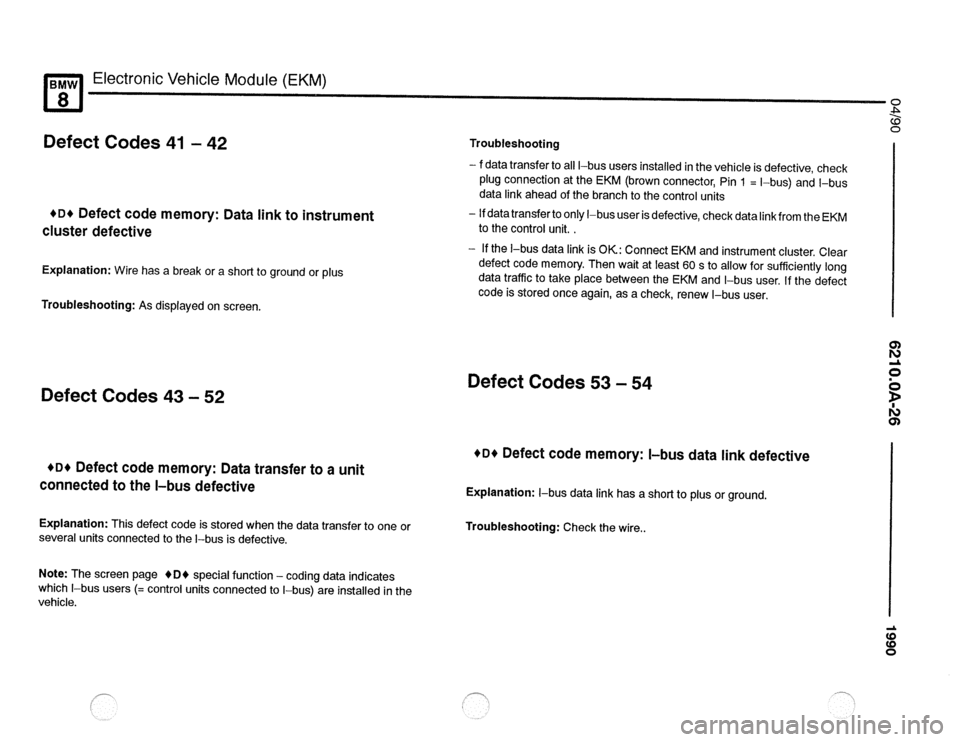 BMW 840ci 1990 E31 Electrical Troubleshooting Manual BMW 840ci 1990 E31 Electrical Troubleshooting Manual