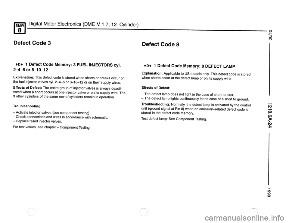 BMW 840ci 1990 E31 Electrical Troubleshooting Manual 