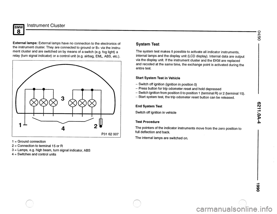 BMW 850ci 1990 E31 Electrical Troubleshooting Manual BMW 850ci 1990 E31 Electrical Troubleshooting Manual
