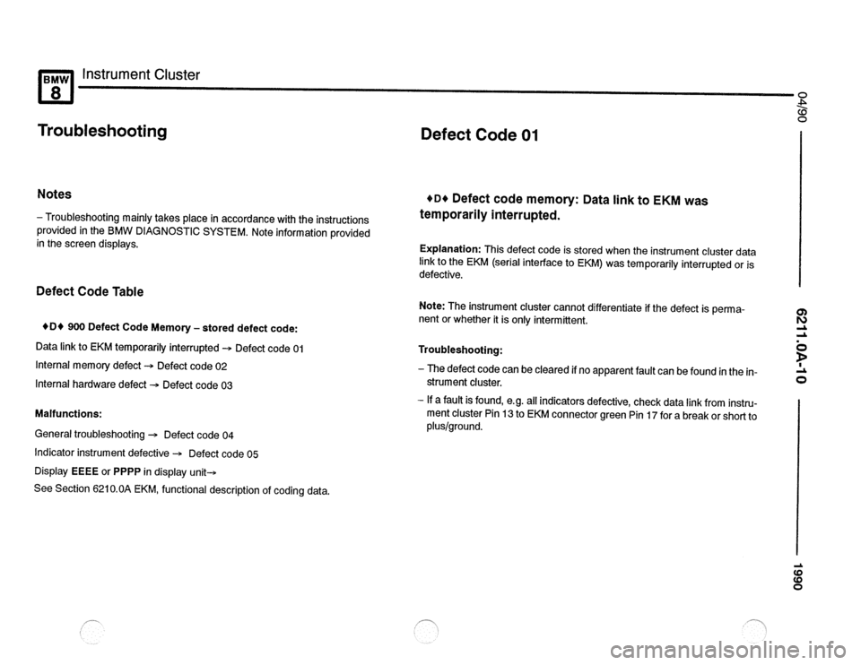 BMW 840ci 1990 E31 Electrical Troubleshooting Manual BMW 840ci 1990 E31 Electrical Troubleshooting Manual