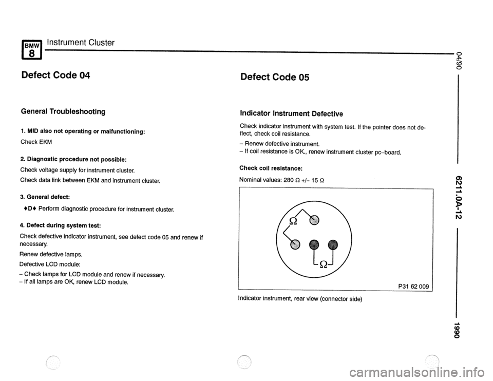 BMW 840ci 1990 E31 Electrical Troubleshooting Manual BMW 840ci 1990 E31 Electrical Troubleshooting Manual