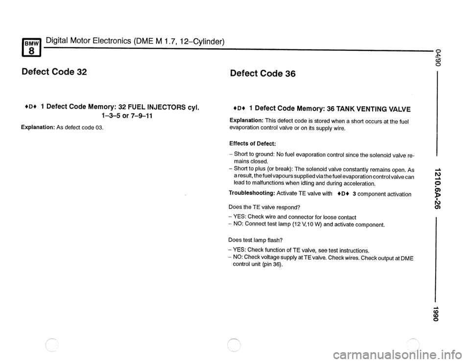 BMW 840ci 1990 E31 Electrical Troubleshooting Manual 