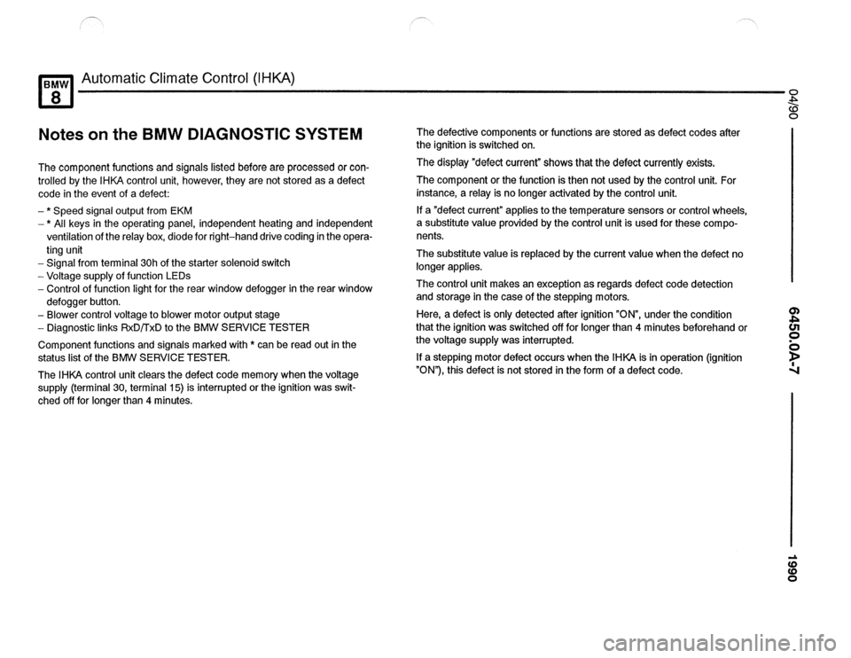 BMW 850ci 1990 E31 Electrical Troubleshooting Manual BMW 850ci 1990 E31 Electrical Troubleshooting Manual