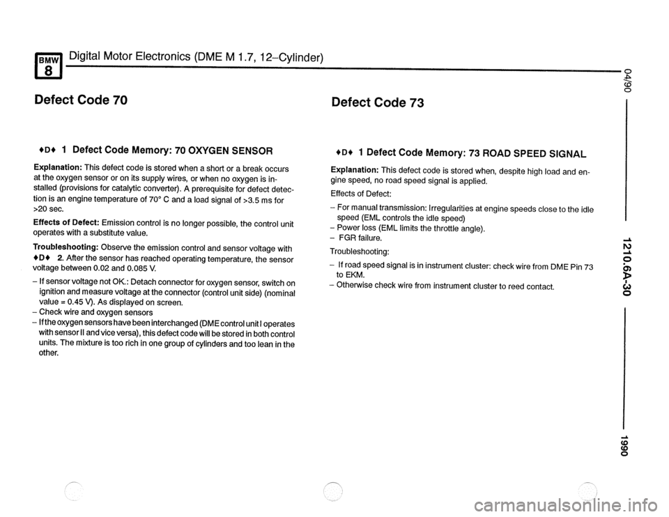 BMW 840ci 1990 E31 Electrical Troubleshooting Manual 