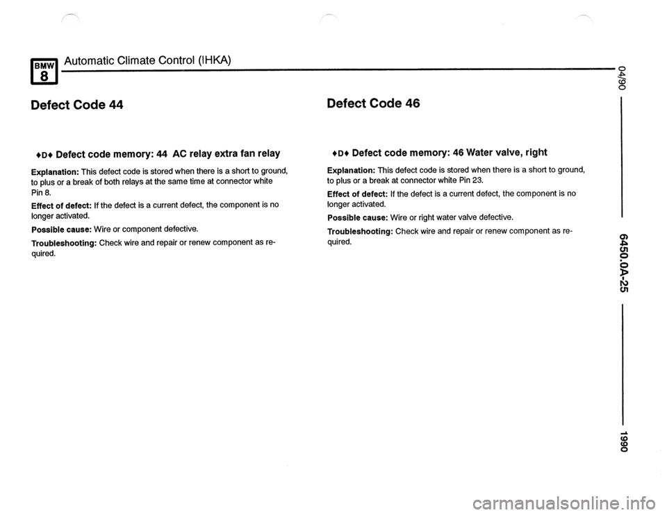 BMW 850ci 1990 E31 Electrical Troubleshooting Manual BMW 850ci 1990 E31 Electrical Troubleshooting Manual