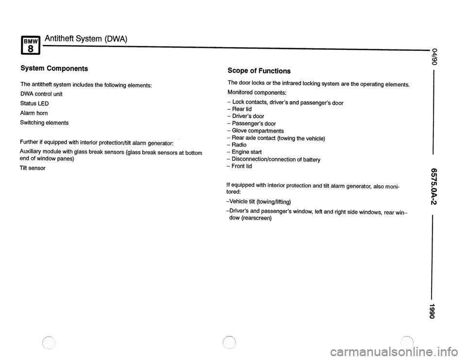 BMW 850ci 1990 E31 Electrical Troubleshooting Manual BMW 850ci 1990 E31 Electrical Troubleshooting Manual