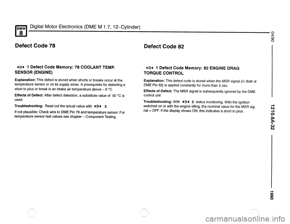 BMW 840ci 1990 E31 Electrical Troubleshooting Manual 