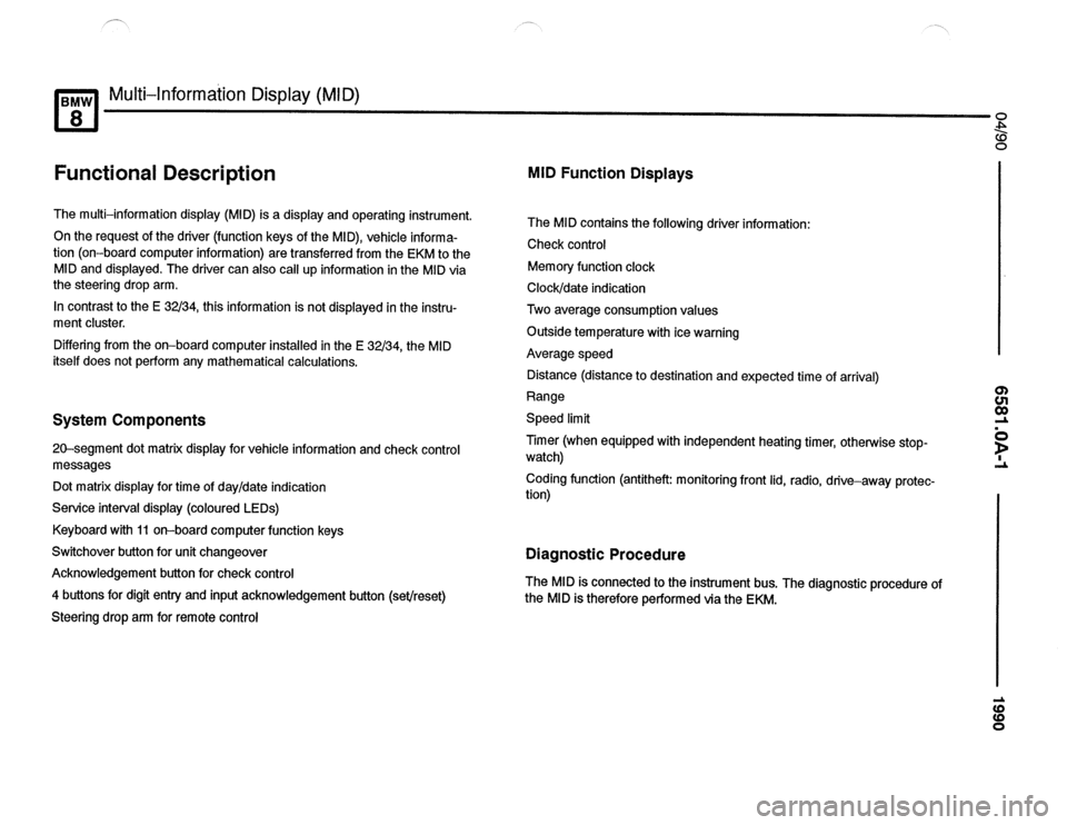BMW 840ci 1990 E31 Electrical Troubleshooting Manual BMW 840ci 1990 E31 Electrical Troubleshooting Manual