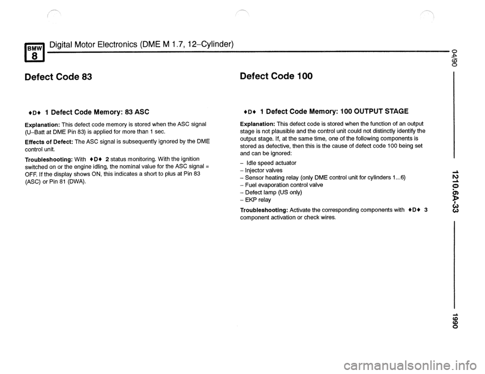 BMW 840ci 1990 E31 Electrical Troubleshooting Manual 