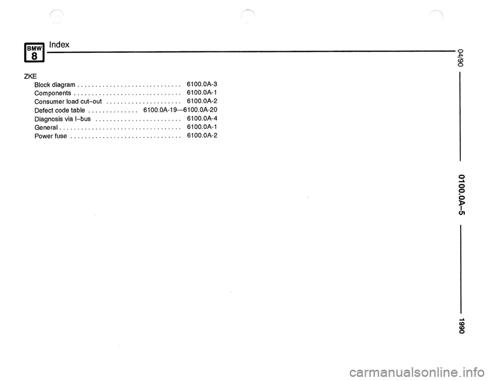 BMW 840ci 1990 E31 Electrical Troubleshooting Manual 