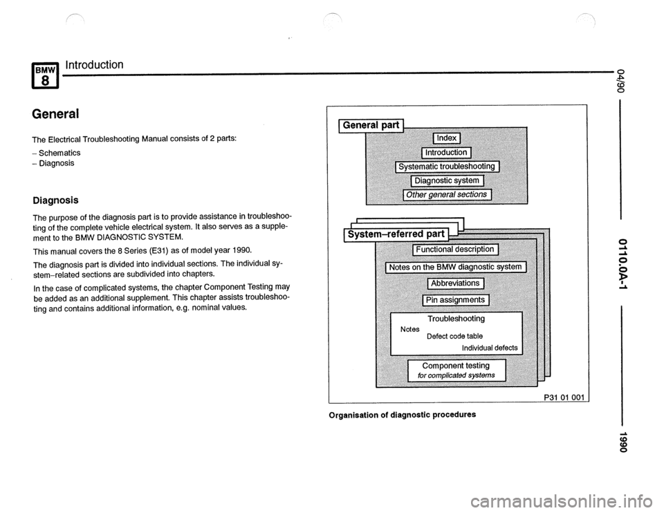 BMW 840ci 1990 E31 Electrical Troubleshooting Manual 