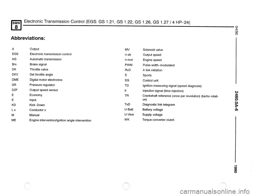BMW 840ci 1990 E31 Electrical Troubleshooting Manual 