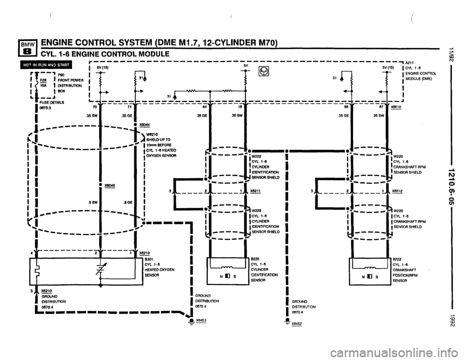 BMW 850i 1992 E31 Electrical Troubleshooting Manual 