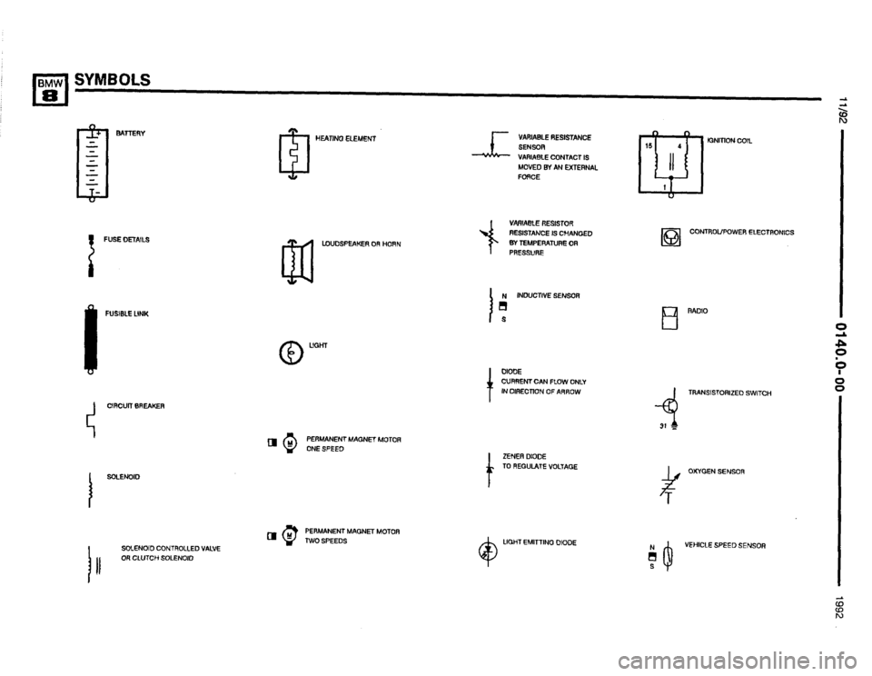 BMW 850i 1992 E31 Electrical Troubleshooting Manual 