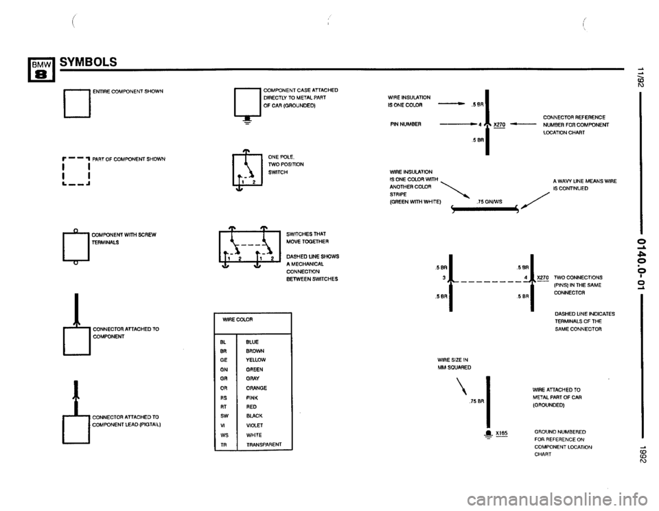 BMW 850i 1992 E31 Electrical Troubleshooting Manual 