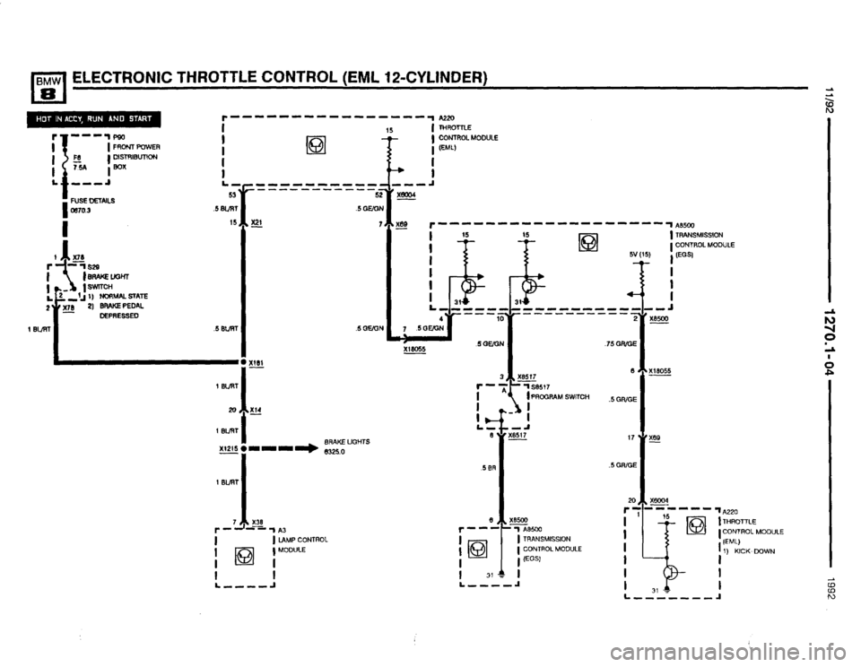 BMW 850i 1992 E31 Electrical Troubleshooting Manual BMW 850i 1992 E31 Electrical Troubleshooting Manual