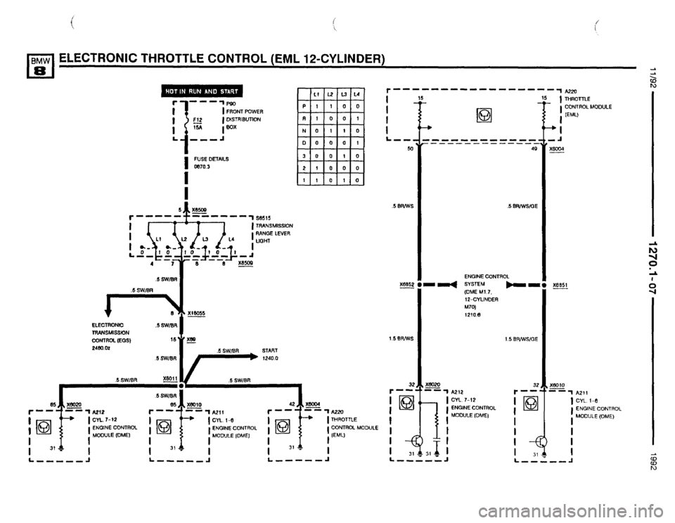 BMW 850i 1992 E31 Electrical Troubleshooting Manual BMW 850i 1992 E31 Electrical Troubleshooting Manual