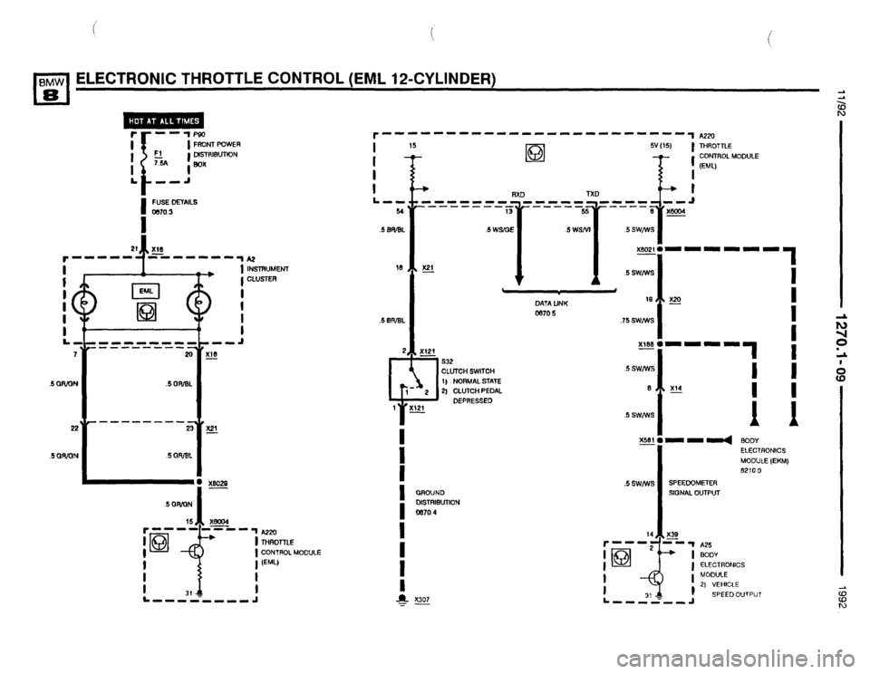 BMW 850i 1992 E31 Electrical Troubleshooting Manual BMW 850i 1992 E31 Electrical Troubleshooting Manual