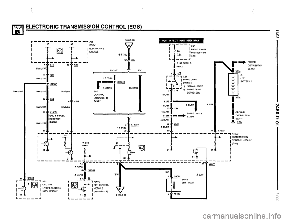 BMW 850i 1992 E31 Electrical Troubleshooting Manual BMW 850i 1992 E31 Electrical Troubleshooting Manual