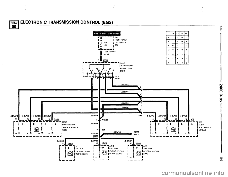 BMW 850i 1992 E31 Electrical Troubleshooting Manual BMW 850i 1992 E31 Electrical Troubleshooting Manual