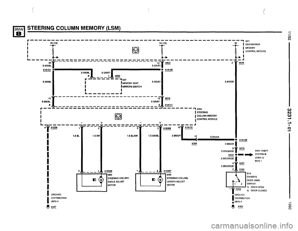 BMW 850i 1992 E31 Electrical Troubleshooting Manual BMW 850i 1992 E31 Electrical Troubleshooting Manual