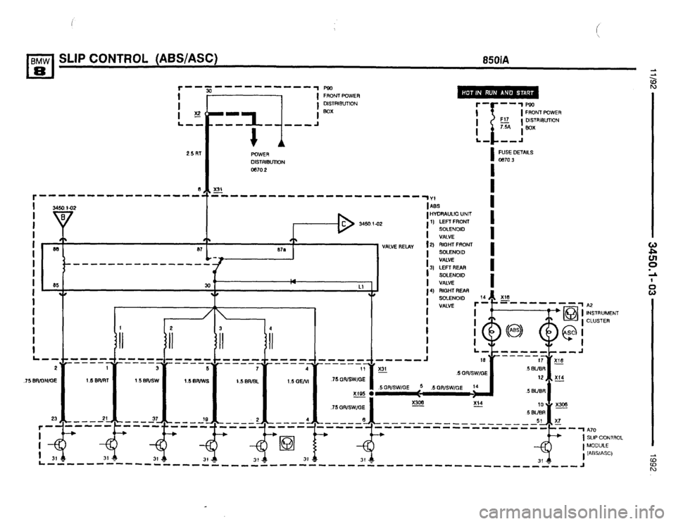 BMW 850i 1992 E31 Electrical Troubleshooting Manual BMW 850i 1992 E31 Electrical Troubleshooting Manual