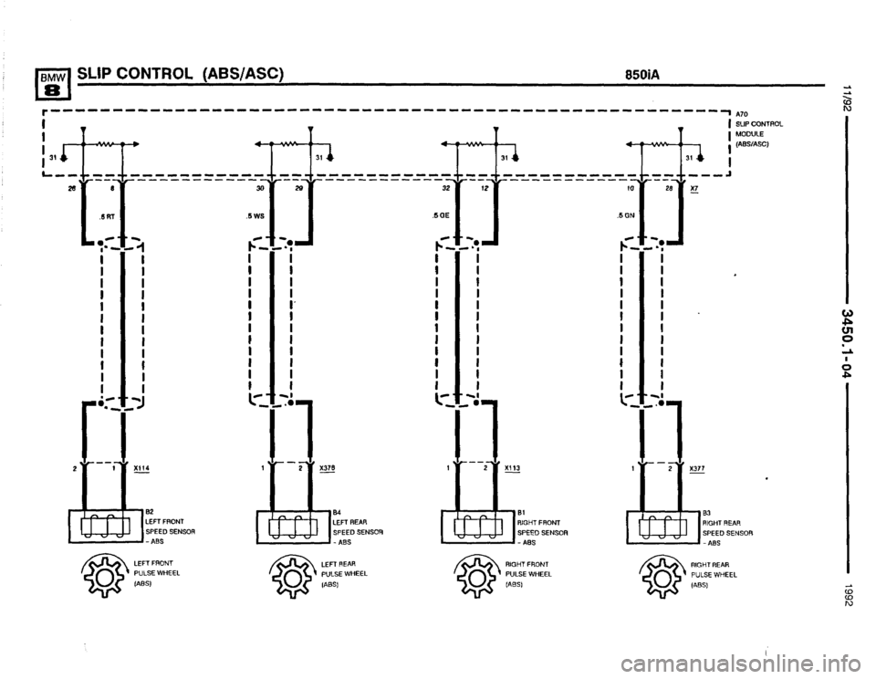 BMW 850i 1992 E31 Electrical Troubleshooting Manual BMW 850i 1992 E31 Electrical Troubleshooting Manual