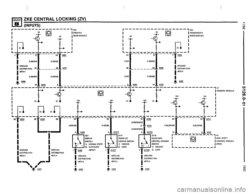 BMW 850i 1992 E31 Electrical Troubleshooting Manual BMW 850i 1992 E31 Electrical Troubleshooting Manual