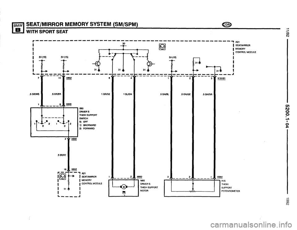 BMW 850i 1992 E31 Electrical Troubleshooting Manual BMW 850i 1992 E31 Electrical Troubleshooting Manual