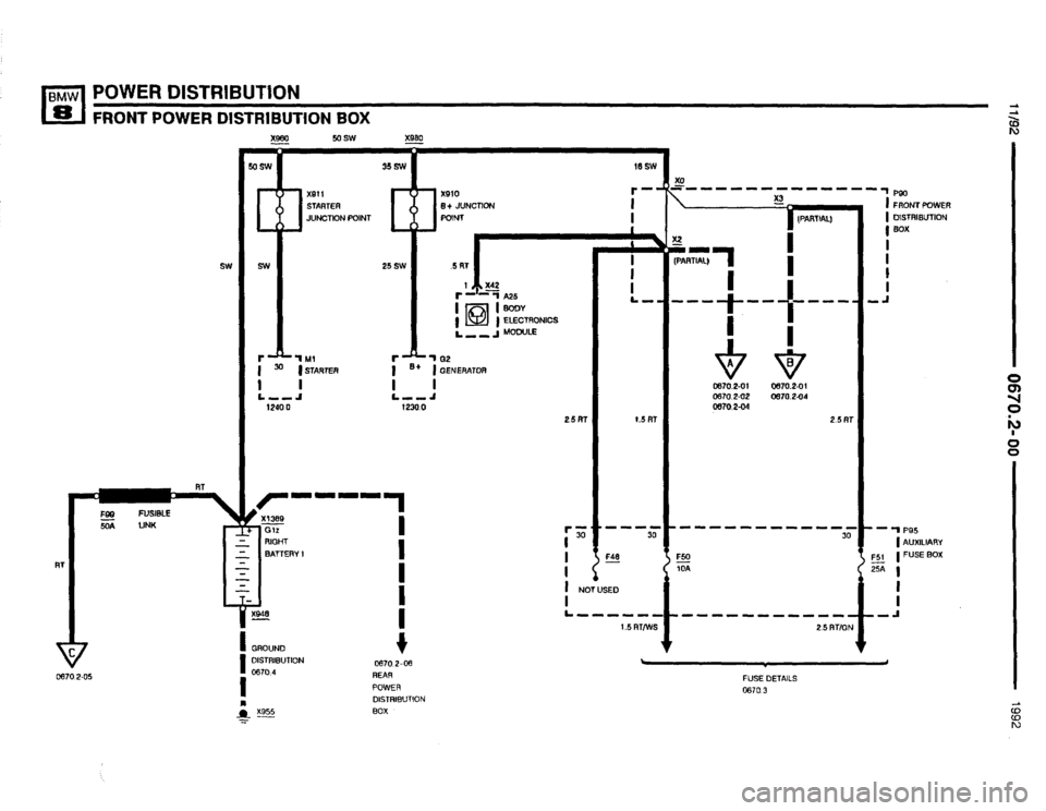 BMW 850i 1992 E31 Electrical Troubleshooting Manual 