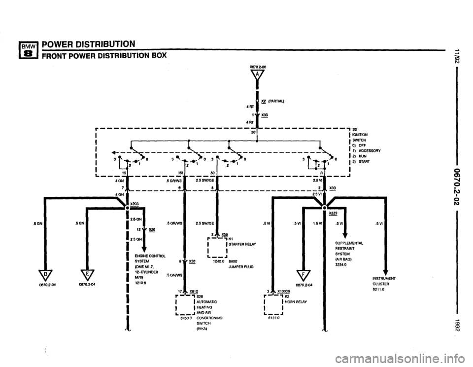 BMW 850i 1992 E31 Electrical Troubleshooting Manual 