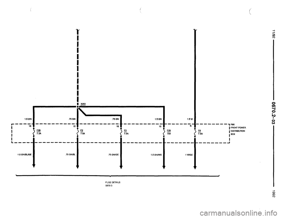 BMW 850i 1992 E31 Electrical Troubleshooting Manual 