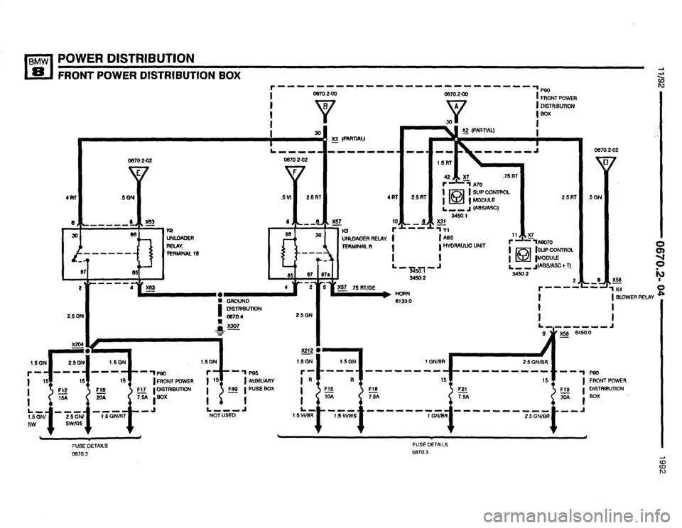 BMW 850i 1992 E31 Electrical Troubleshooting Manual 