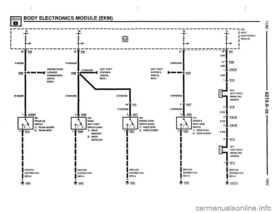 BMW 850i 1992 E31 Electrical Troubleshooting Manual BMW 850i 1992 E31 Electrical Troubleshooting Manual