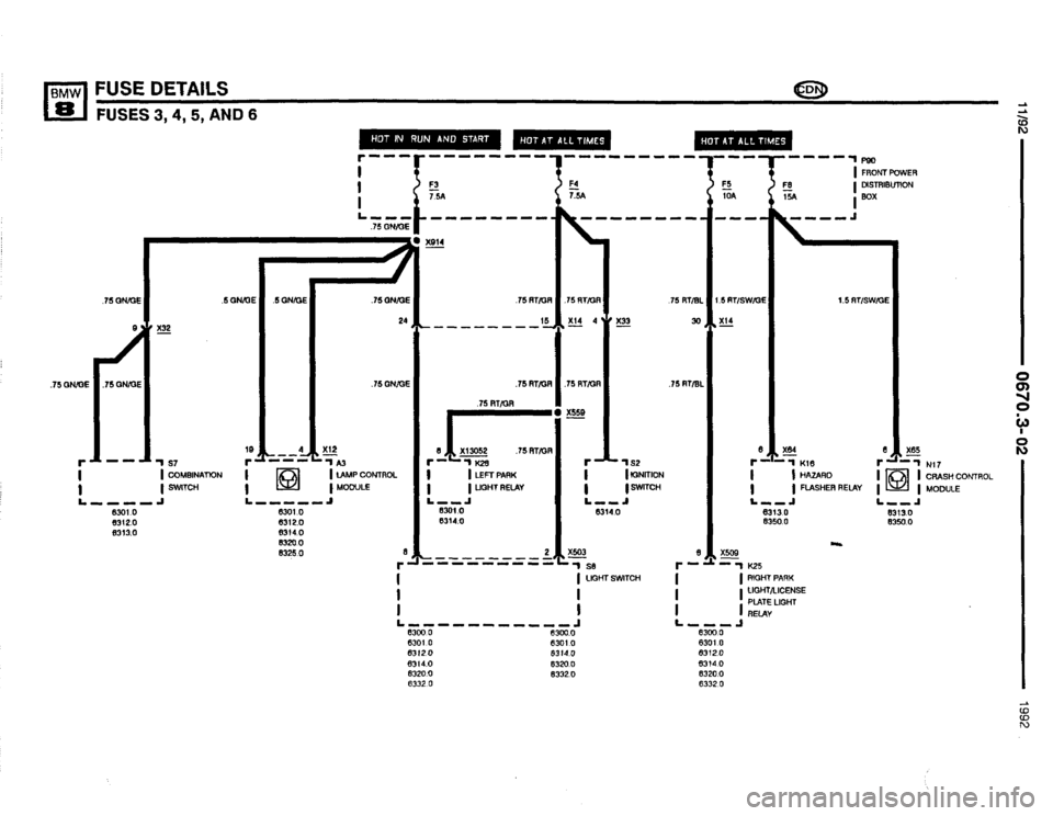 BMW 850i 1992 E31 Electrical Troubleshooting Manual 