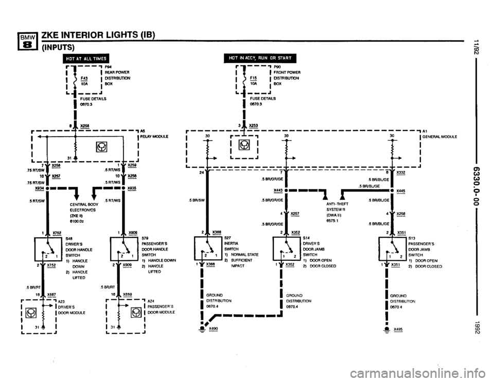 BMW 850i 1992 E31 Electrical Troubleshooting Manual BMW 850i 1992 E31 Electrical Troubleshooting Manual