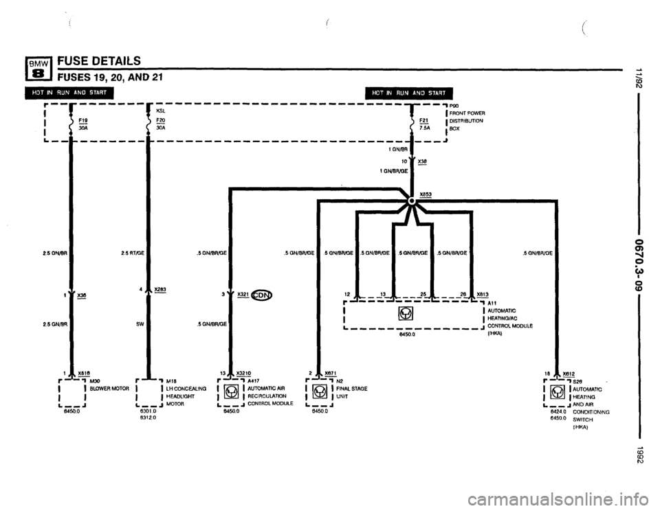 BMW 850i 1992 E31 Electrical Troubleshooting Manual 